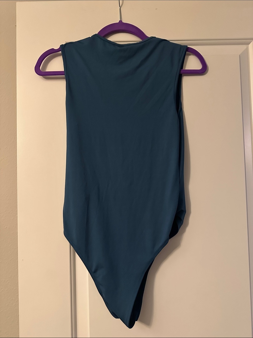 Blue Sleeveless Bodysuit NWOT - Picture 2 of 3